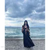 Cross-border scarf wholesale e-commerce live-streaming supply chain supply of shell-edge checkered triangular scarves Application Scenario